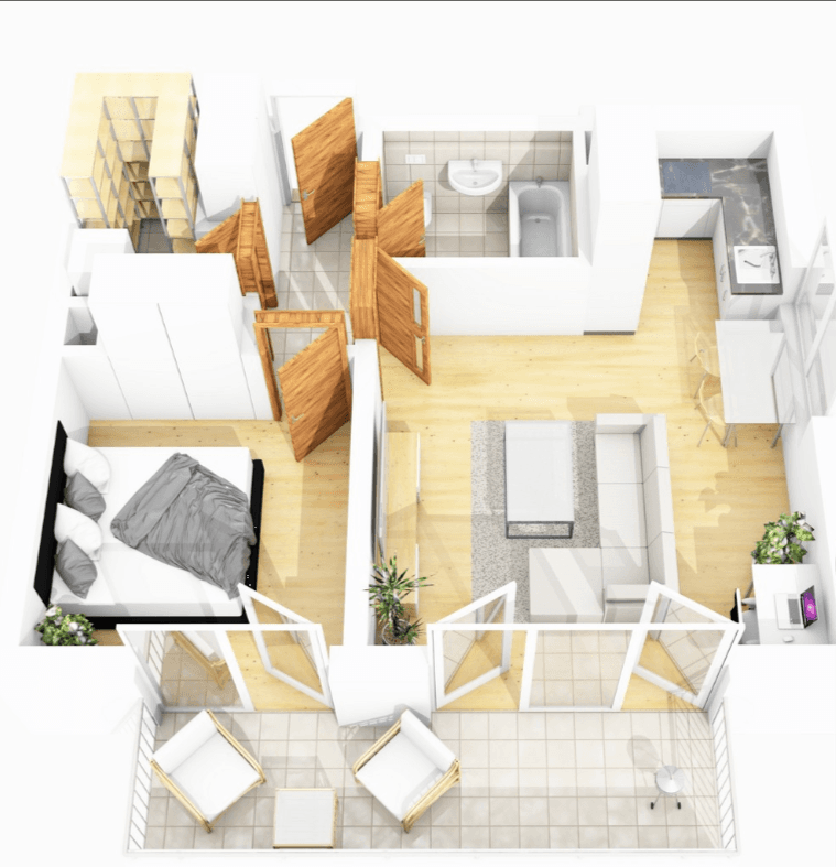 Pronájem bytu 2+kk 62 m², Hlučkova, Praha, Praha Pronájem bytu 2+kk 62 m², Hlučkova, Praha, Praha