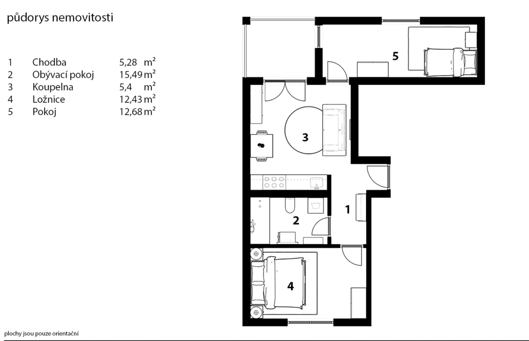 Prodej bytu 3+kk 55 m², Rýchorské sídliště, Svoboda nad Úpou, Královéhradecký kraj Prodej bytu 3+kk 55 m², Rýchorské sídliště, Svoboda nad Úpou, Královéhradecký kraj