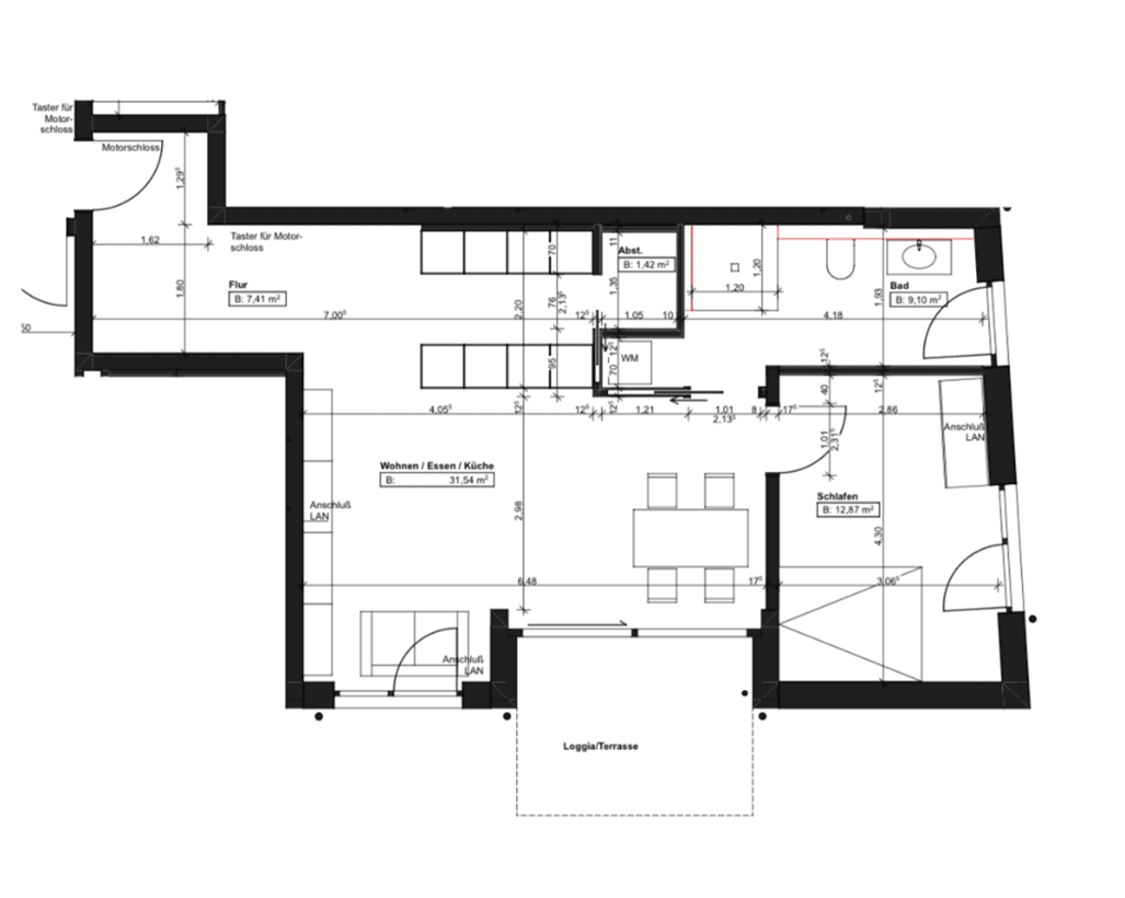 Pronájem bytu 2+1 73 m², Friedrichshafen, Bádensko-Württembersko Pronájem bytu 2+1 73 m², Friedrichshafen, Bádensko-Württembersko