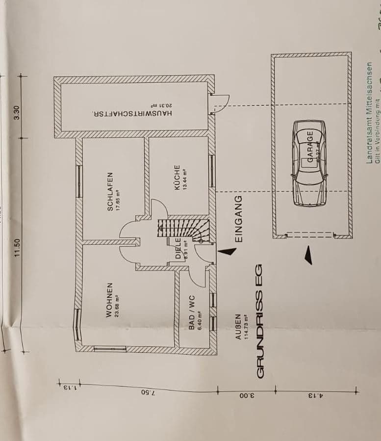 Prodej domu 242 m², pozemek 3.066 m², Claußnitz, Sasko Prodej domu 242 m², pozemek 3.066 m², Claußnitz, Sasko