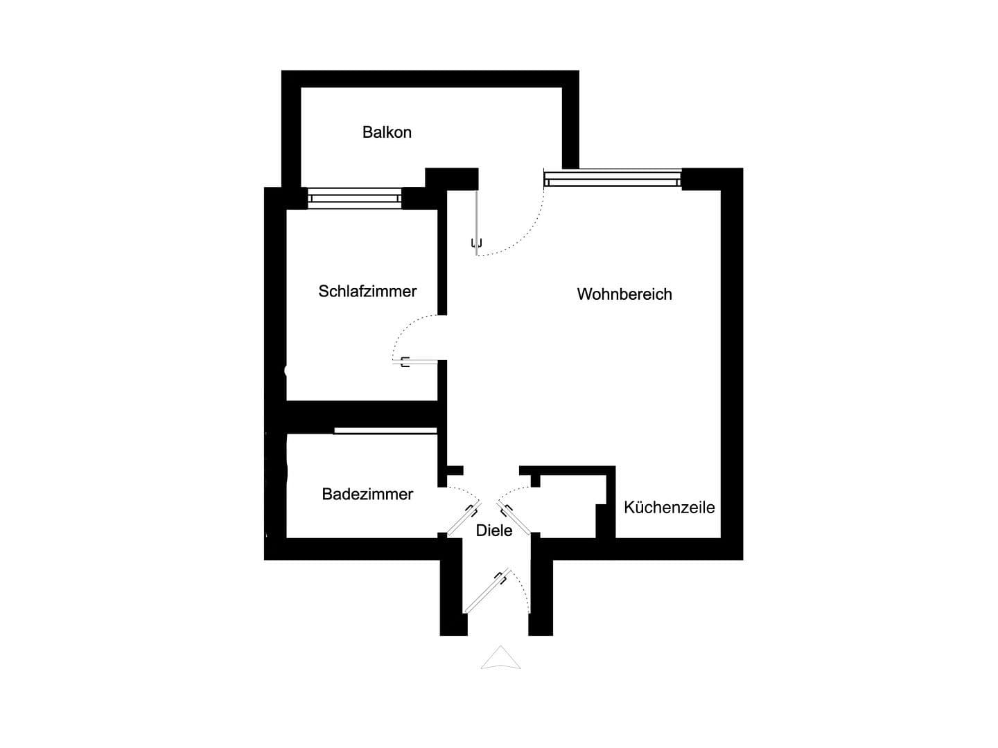 Pronájem bytu 1+kk 40 m², Irispfad 11, Bochum, Severní Porýní-Vestfálsko Pronájem bytu 1+kk 40 m², Irispfad 11, Bochum, Severní Porýní-Vestfálsko