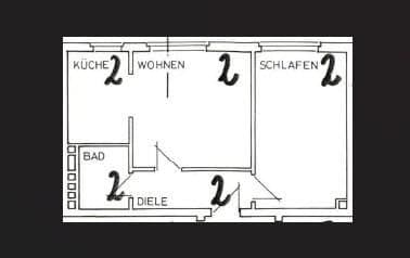 Pronájem bytu 2+1 44 m², Arnoldstraße 45, Mülheim an der Ruhr, Severní Porýní-Vestfálsko Pronájem bytu 2+1 44 m², Arnoldstraße 45, Mülheim an der Ruhr, Severní Porýní-Vestfálsko