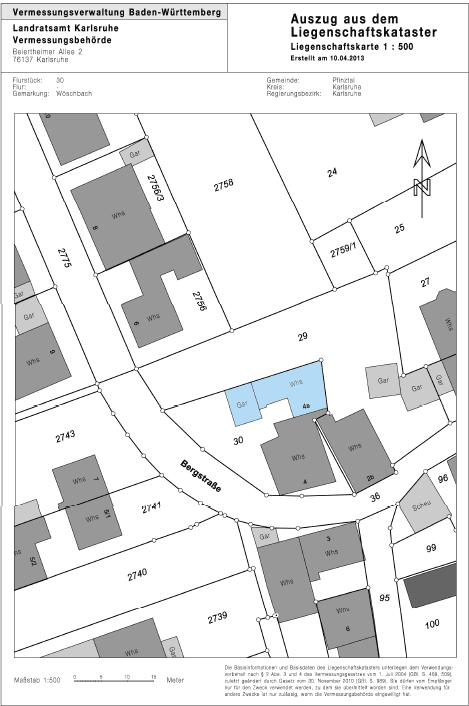 Prodej domu 160 m², pozemek 263 m², Bergstr. 4a, Pfinztal, Bádensko-Württembersko Prodej domu 160 m², pozemek 263 m², Bergstr. 4a, Pfinztal, Bádensko-Württembersko