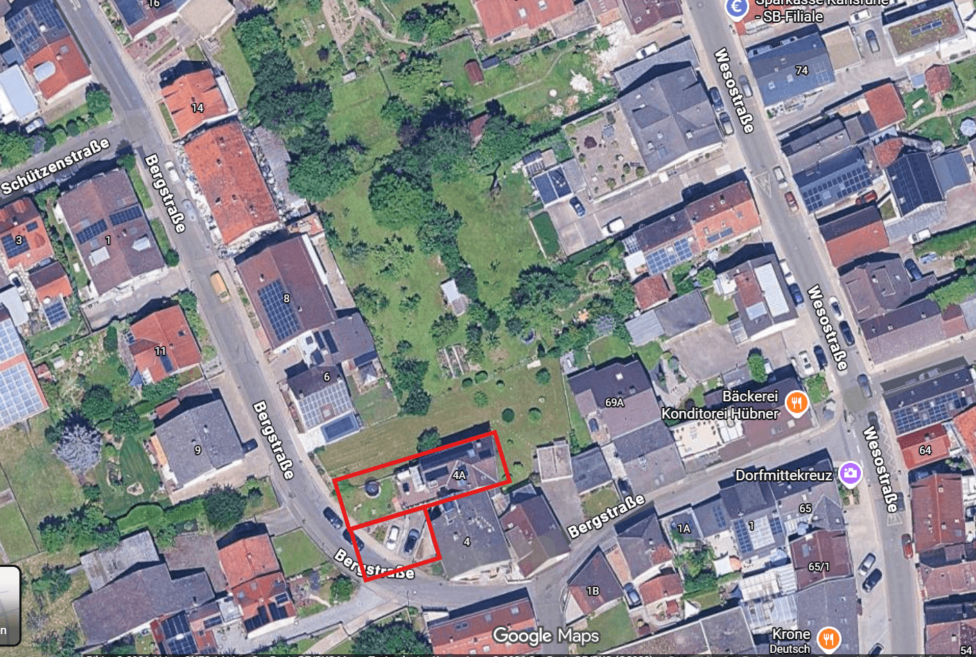 Prodej domu 160 m², pozemek 263 m², Bergstr. 4a, Pfinztal, Bádensko-Württembersko Prodej domu 160 m², pozemek 263 m², Bergstr. 4a, Pfinztal, Bádensko-Württembersko