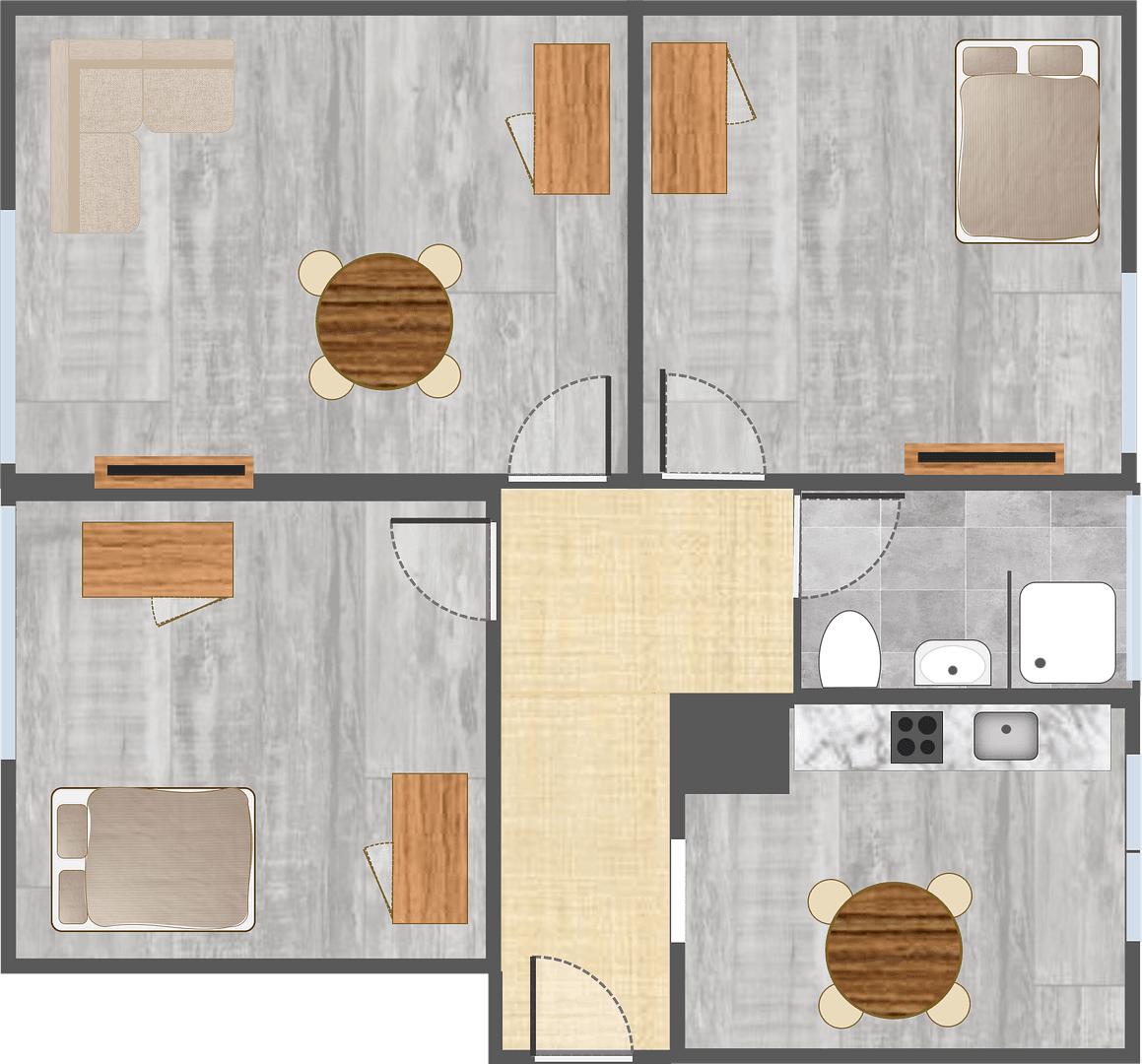 Pronájem bytu 3+1 63 m², Spreuergasse 37, Stuttgart, Bádensko-Württembersko Pronájem bytu 3+1 63 m², Spreuergasse 37, Stuttgart, Bádensko-Württembersko