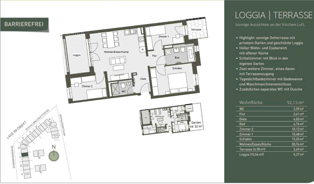 Pronájem bytu 4+1 93 m², Donnersbergring 4, Darmstadt, Hessen Pronájem bytu 4+1 93 m², Donnersbergring 4, Darmstadt, Hessen