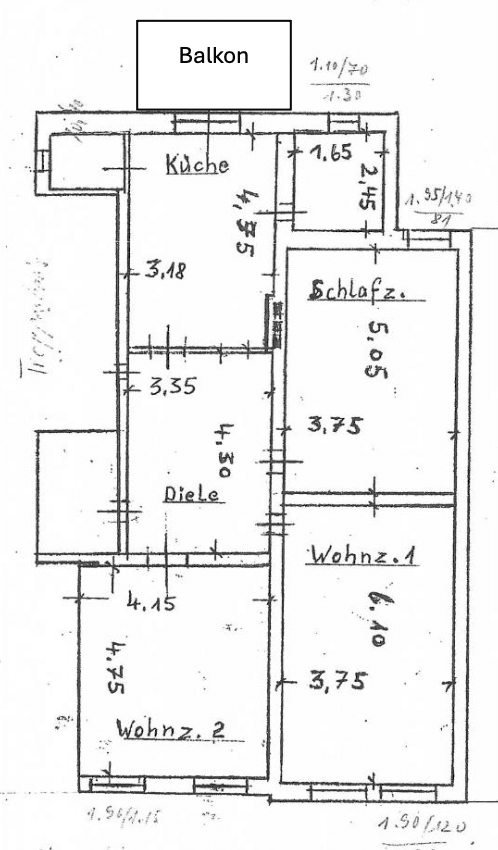 Pronájem bytu 3+kk 100 m², Straße der Glasmacher 4, Weißwasser/O.L. - Běła Woda, Sasko Pronájem bytu 3+kk 100 m², Straße der Glasmacher 4, Weißwasser/O.L. - Běła Woda, Sasko