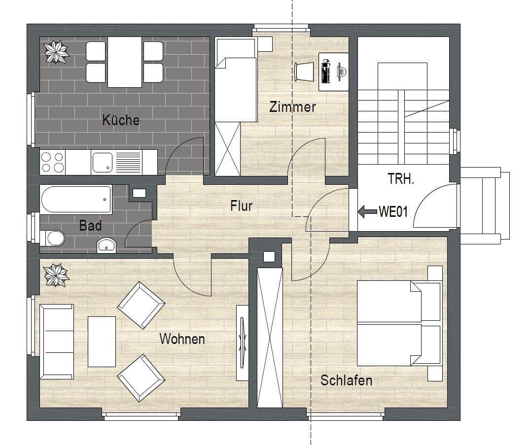 Prodej bytu 3+1 69 m², Lessingstraße 23, Singen (Hohentwiel), Bádensko-Württembersko Prodej bytu 3+1 69 m², Lessingstraße 23, Singen (Hohentwiel), Bádensko-Württembersko