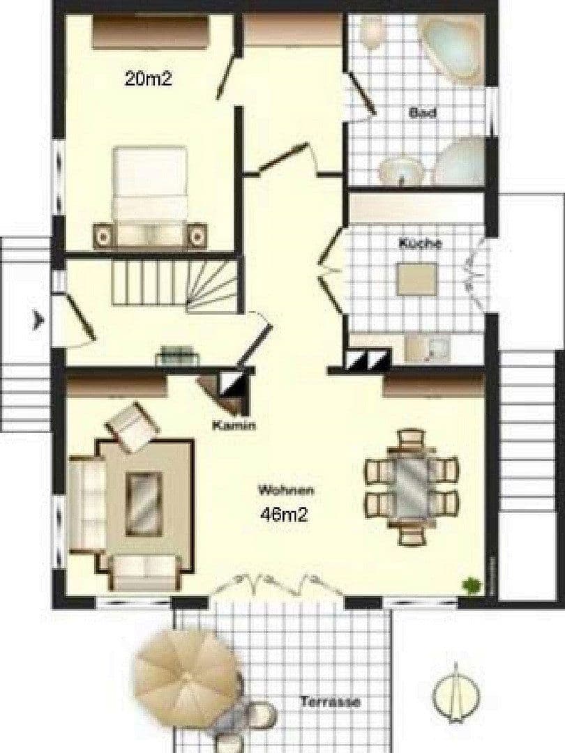 Pronájem bytu 2+1 90 m², Zorneding, Bavorsko Pronájem bytu 2+1 90 m², Zorneding, Bavorsko