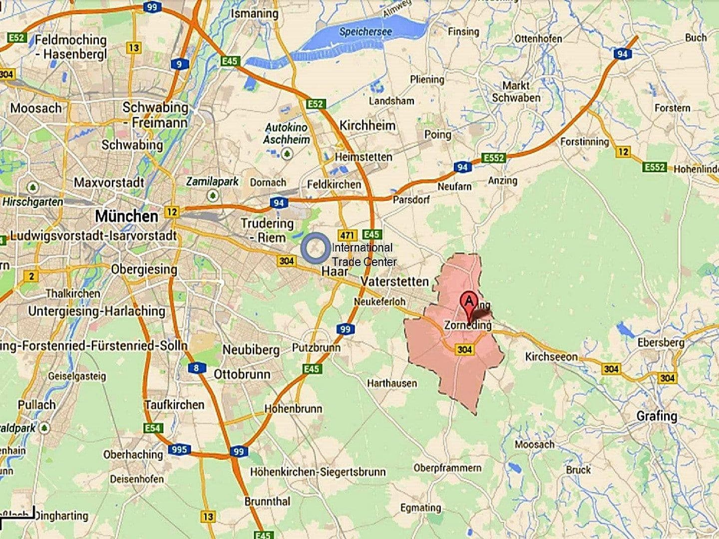 Pronájem bytu 2+1 90 m², Zorneding, Bavorsko Pronájem bytu 2+1 90 m², Zorneding, Bavorsko