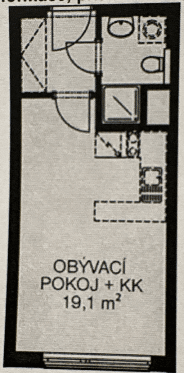 Prodej bytu 1+kk 26 m², Nademlejnská, Praha, Praha Prodej bytu 1+kk 26 m², Nademlejnská, Praha, Praha