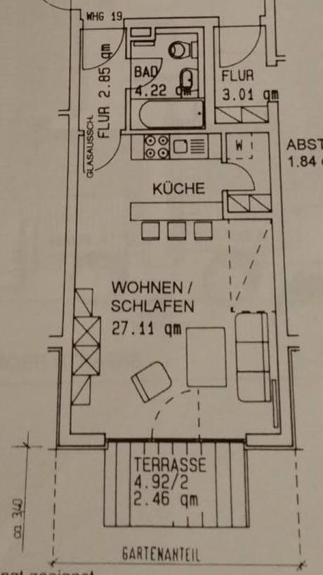 Prodej bytu 1+1 38 m², Nürnberg-Kleinreuth, Bavorsko Prodej bytu 1+1 38 m², Nürnberg-Kleinreuth, Bavorsko