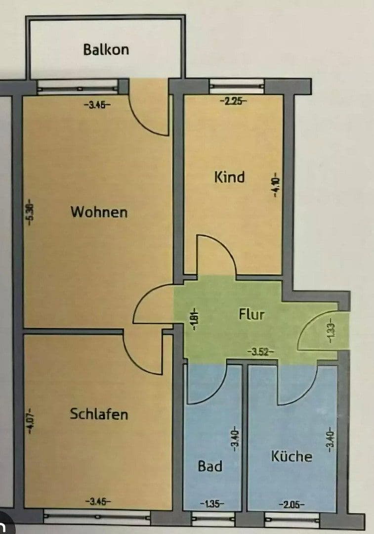 Prodej bytu 3+1 63 m², Brahestraße 13, Rostock, Mecklenburg-Vorpommern Prodej bytu 3+1 63 m², Brahestraße 13, Rostock, Mecklenburg-Vorpommern