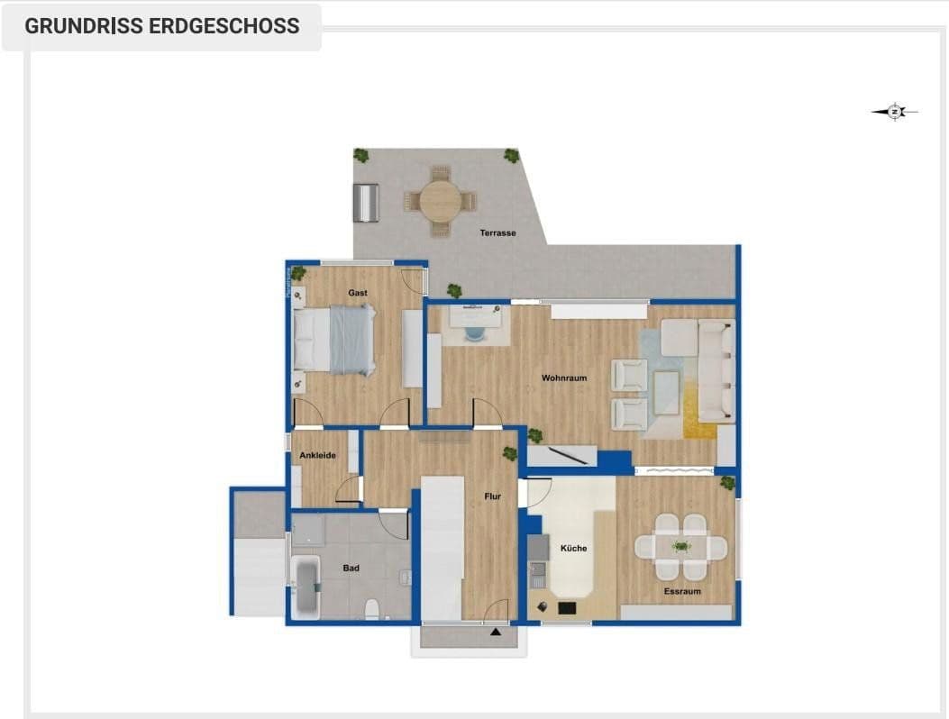 Pronájem bytu 3+kk 105 m², Goethestraße, Langgöns, Hessen Pronájem bytu 3+kk 105 m², Goethestraße, Langgöns, Hessen