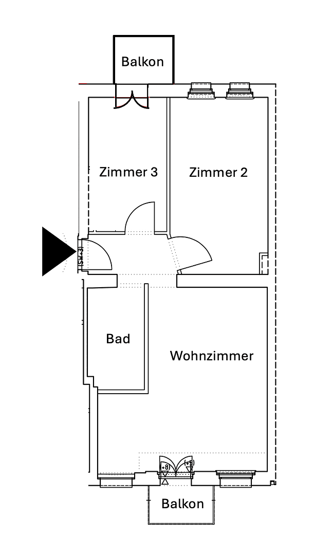 Pronájem bytu 3+1 62 m², Schöneberger Str. 9, Berlin, Berlín Pronájem bytu 3+1 62 m², Schöneberger Str. 9, Berlin, Berlín