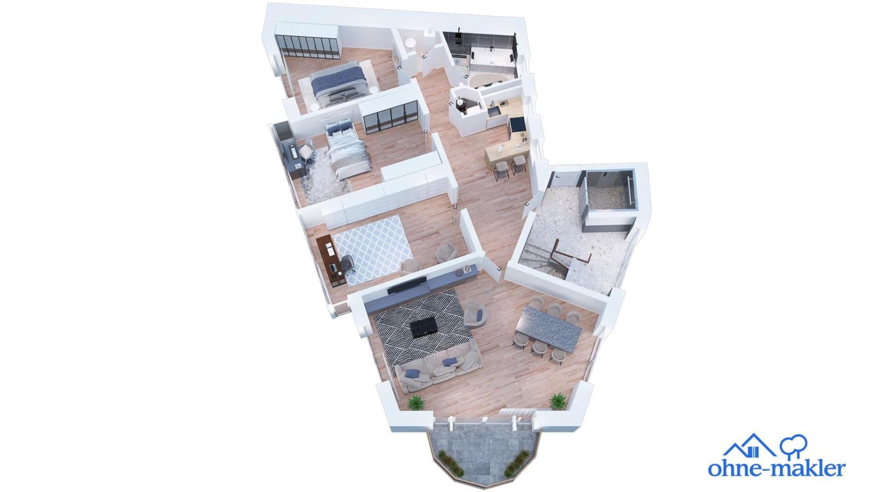 Prodej bytu 4+1 127 m², Offenbach am Main, Hessen Prodej bytu 4+1 127 m², Offenbach am Main, Hessen