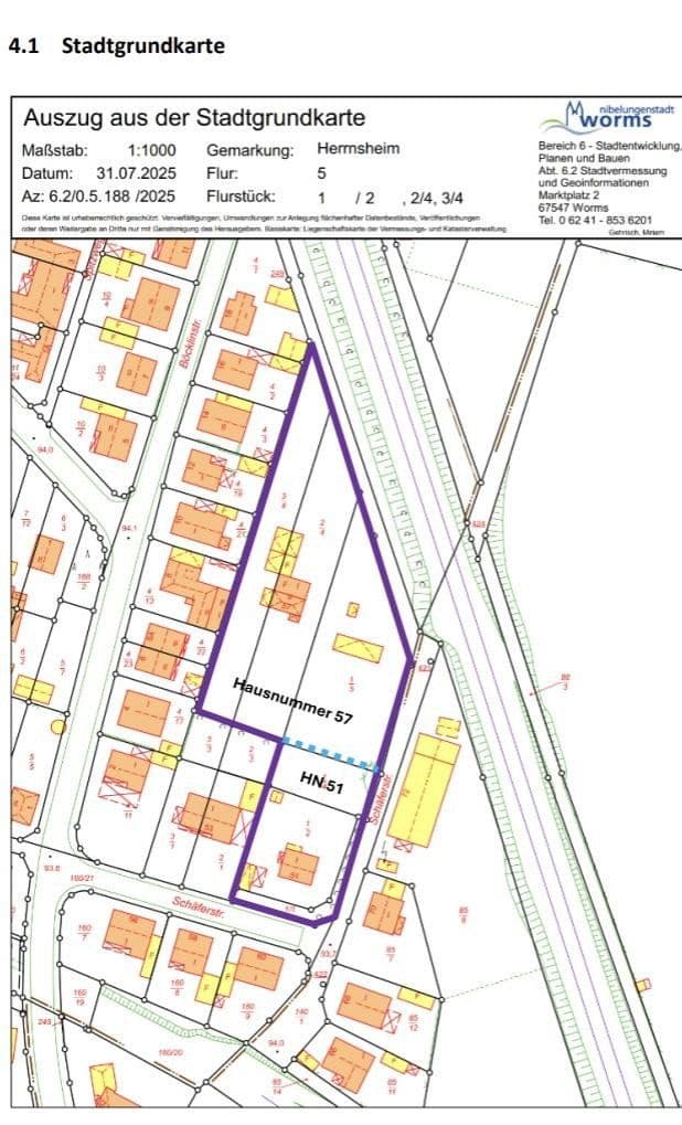 Prodej pozemku 5.300 m², Worms, Porýní-Falc Prodej pozemku 5.300 m², Worms, Porýní-Falc
