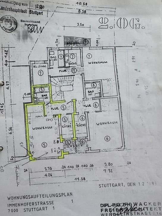 Prodej bytu 1+1 37 m², Immenhofer Straße 1, Stuttgart, Bádensko-Württembersko Prodej bytu 1+1 37 m², Immenhofer Straße 1, Stuttgart, Bádensko-Württembersko