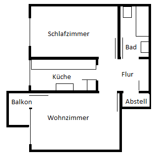 Pronájem bytu 2+1 54 m², Hausenerweg 29, Frankfurt - Rödelheim, Hessen Pronájem bytu 2+1 54 m², Hausenerweg 29, Frankfurt - Rödelheim, Hessen