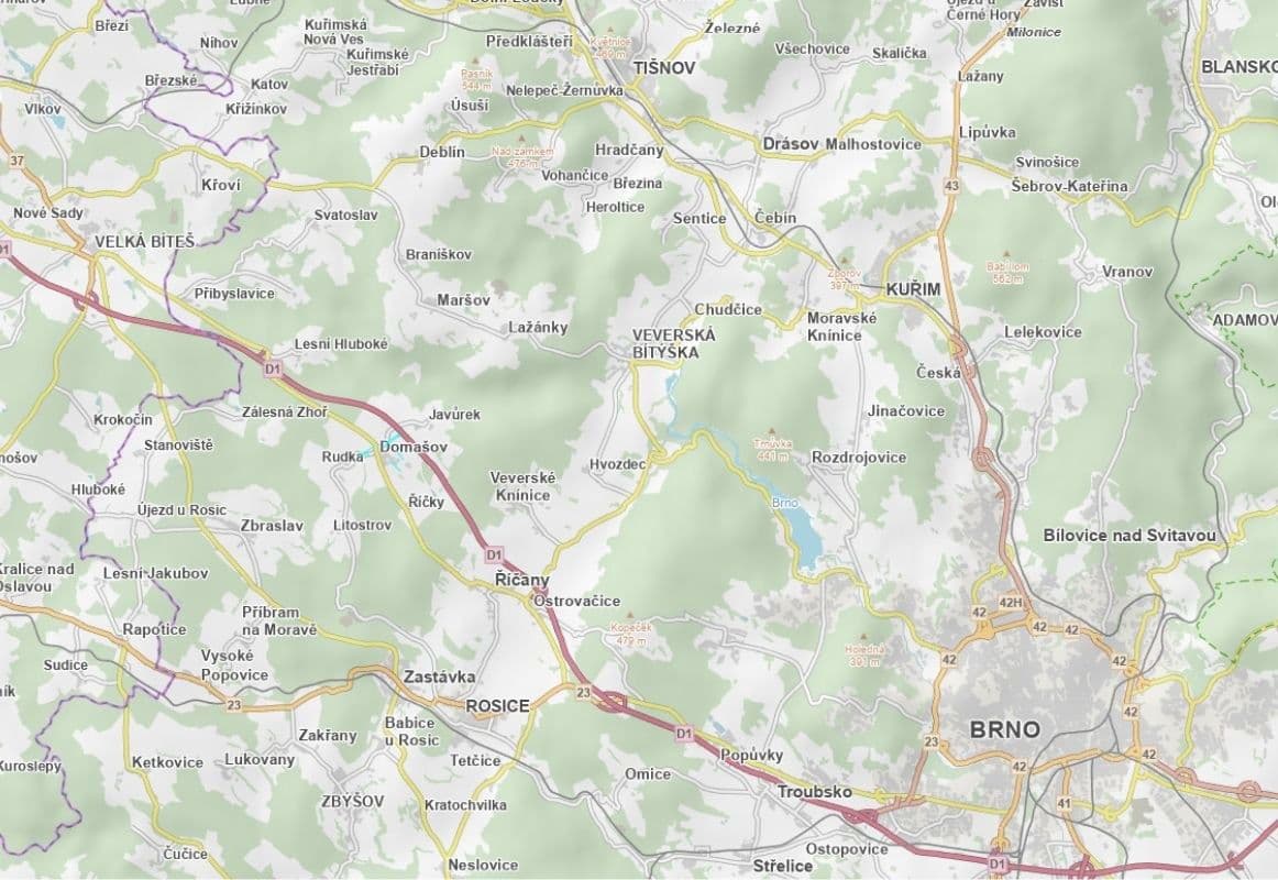 Prodej pozemku 24.424 m², Domašov, Jihomoravský kraj Prodej pozemku 24.424 m², Domašov, Jihomoravský kraj