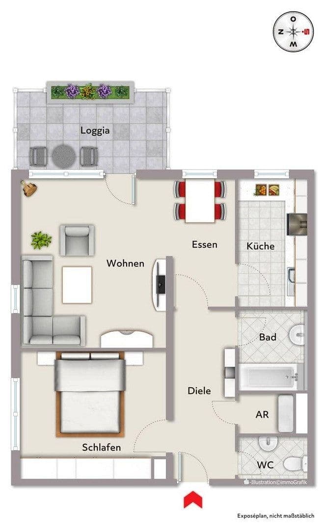 Pronájem bytu 2+kk 64 m², Leonberg, Bádensko-Württembersko Pronájem bytu 2+kk 64 m², Leonberg, Bádensko-Württembersko