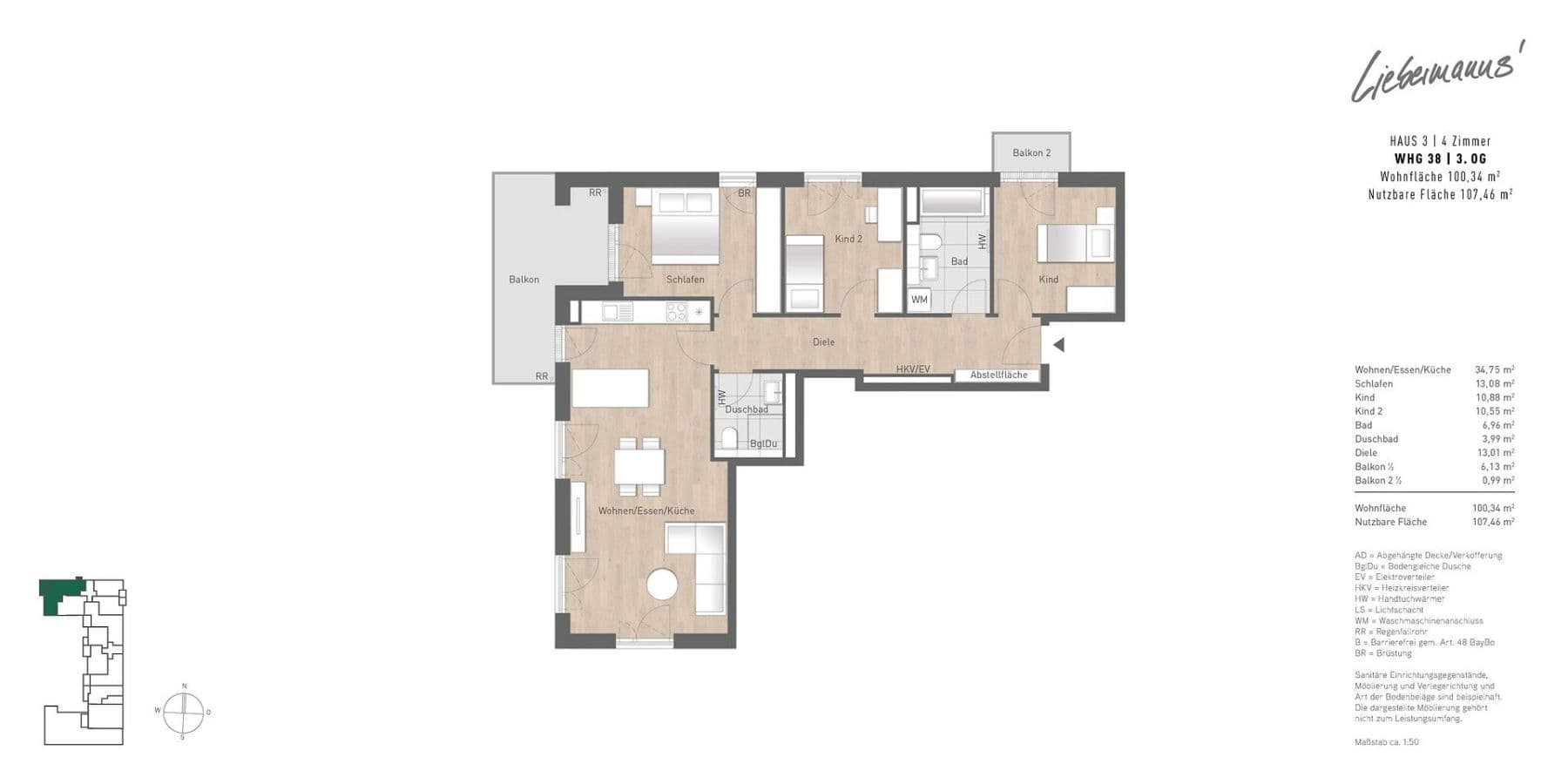 Prodej bytu 4+1 101 m², Max-Liebermann-Straße 1b, München, Bavorsko Prodej bytu 4+1 101 m², Max-Liebermann-Straße 1b, München, Bavorsko
