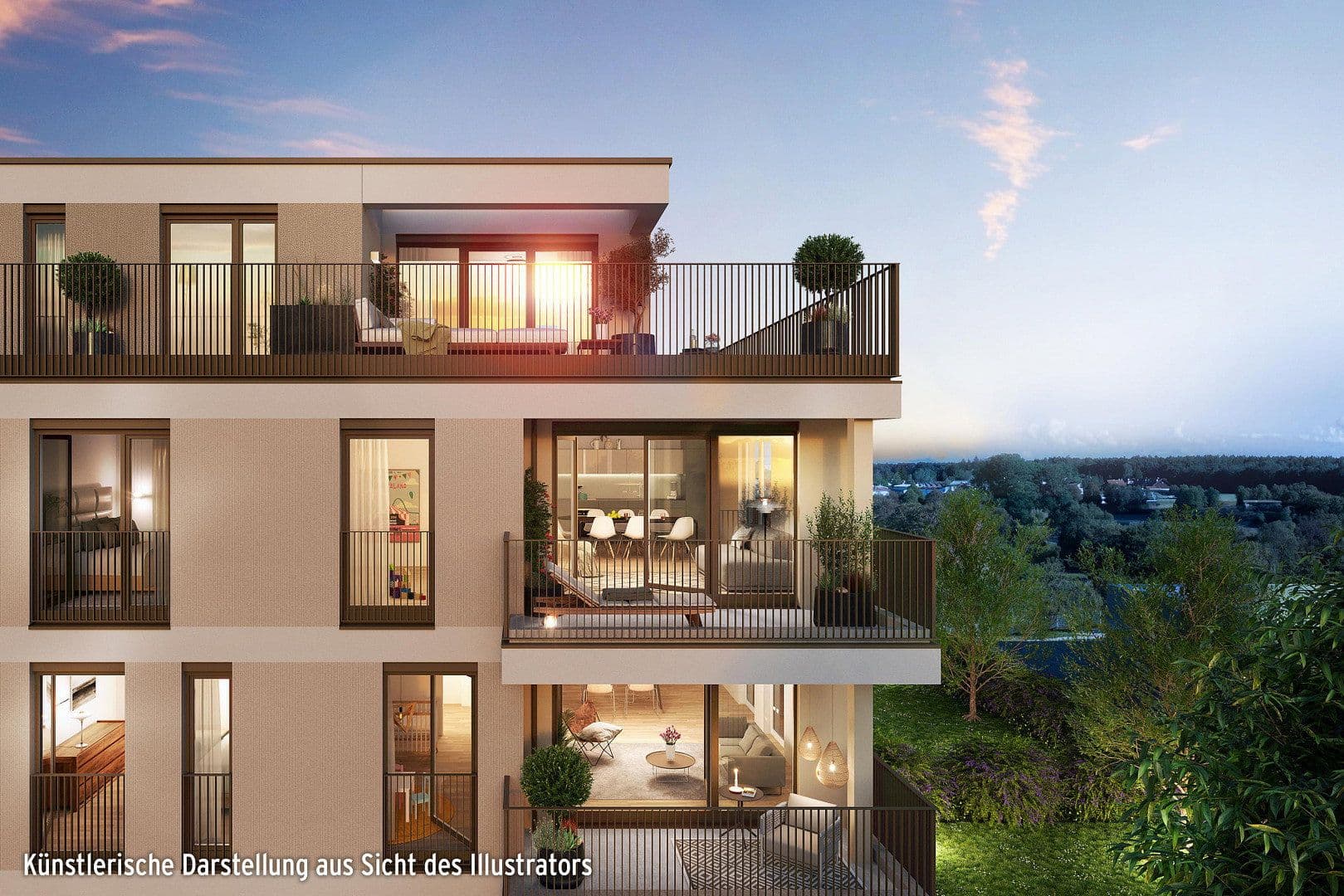 Prodej bytu 3+1 78 m², Maxhofweg, Neuried bei München, Bavorsko Prodej bytu 3+1 78 m², Maxhofweg, Neuried bei München, Bavorsko