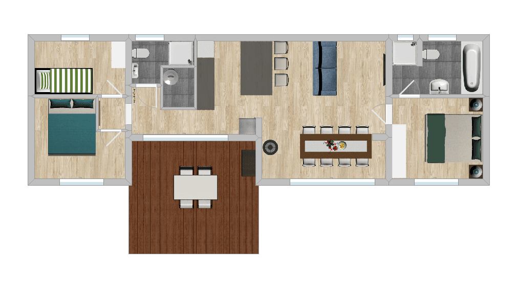 Prodej domu 74 m², pozemek 700 m², Kuchelmiß, Mecklenburg-Vorpommern Prodej domu 74 m², pozemek 700 m², Kuchelmiß, Mecklenburg-Vorpommern