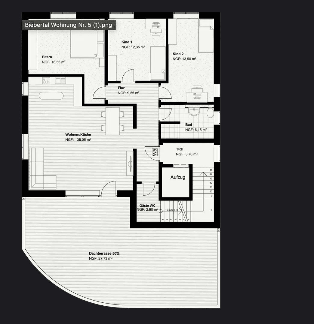 Prodej bytu 4+1 123 m², Friedrichstr, Biebertal, Hessen Prodej bytu 4+1 123 m², Friedrichstr, Biebertal, Hessen