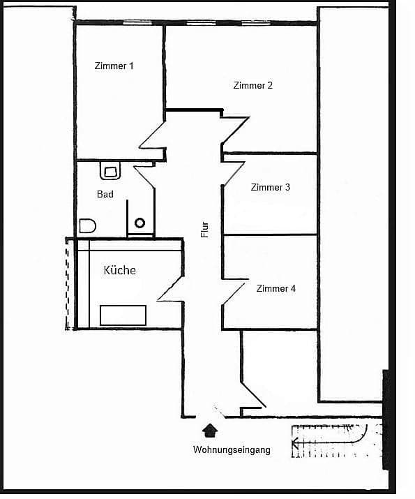 Pronájem bytu 4+1 89 m², Wilhelmstraße 75, Eislingen/Fils, Bádensko-Württembersko Pronájem bytu 4+1 89 m², Wilhelmstraße 75, Eislingen/Fils, Bádensko-Württembersko