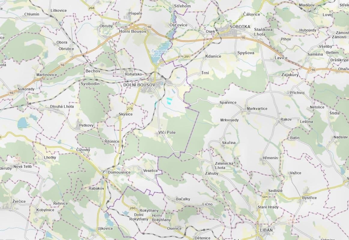 Prodej pozemku 2.543 m², Dolní Bousov, Středočeský kraj Prodej pozemku 2.543 m², Dolní Bousov, Středočeský kraj