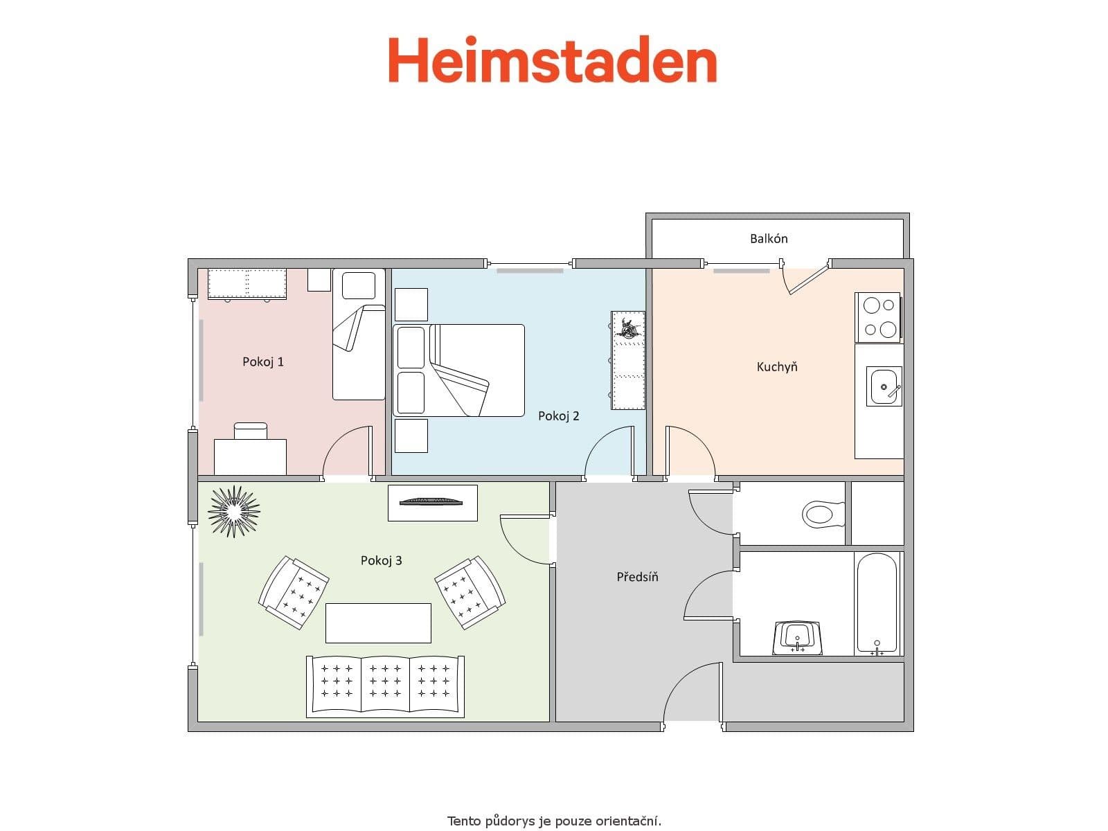Pronájem bytu 3+1 66 m², Petruškova, Ostrava, Moravskoslezský kraj Pronájem bytu 3+1 66 m², Petruškova, Ostrava, Moravskoslezský kraj