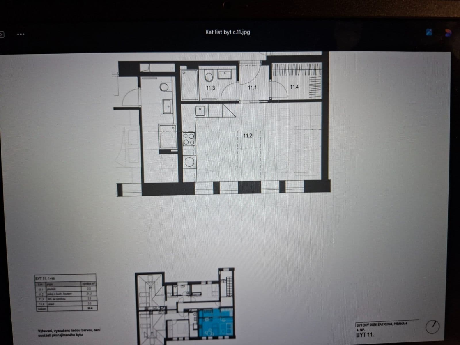 Pronájem bytu 1+kk 30 m², Šatrova, Praha, Praha Pronájem bytu 1+kk 30 m², Šatrova, Praha, Praha