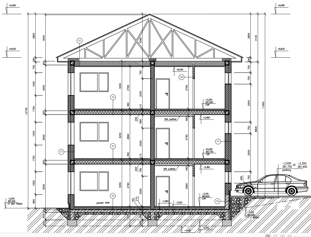 Prodej domu 350 m², pozemek 1.075 m², K Řeporyjím, Praha, Praha Prodej domu 350 m², pozemek 1.075 m², K Řeporyjím, Praha, Praha