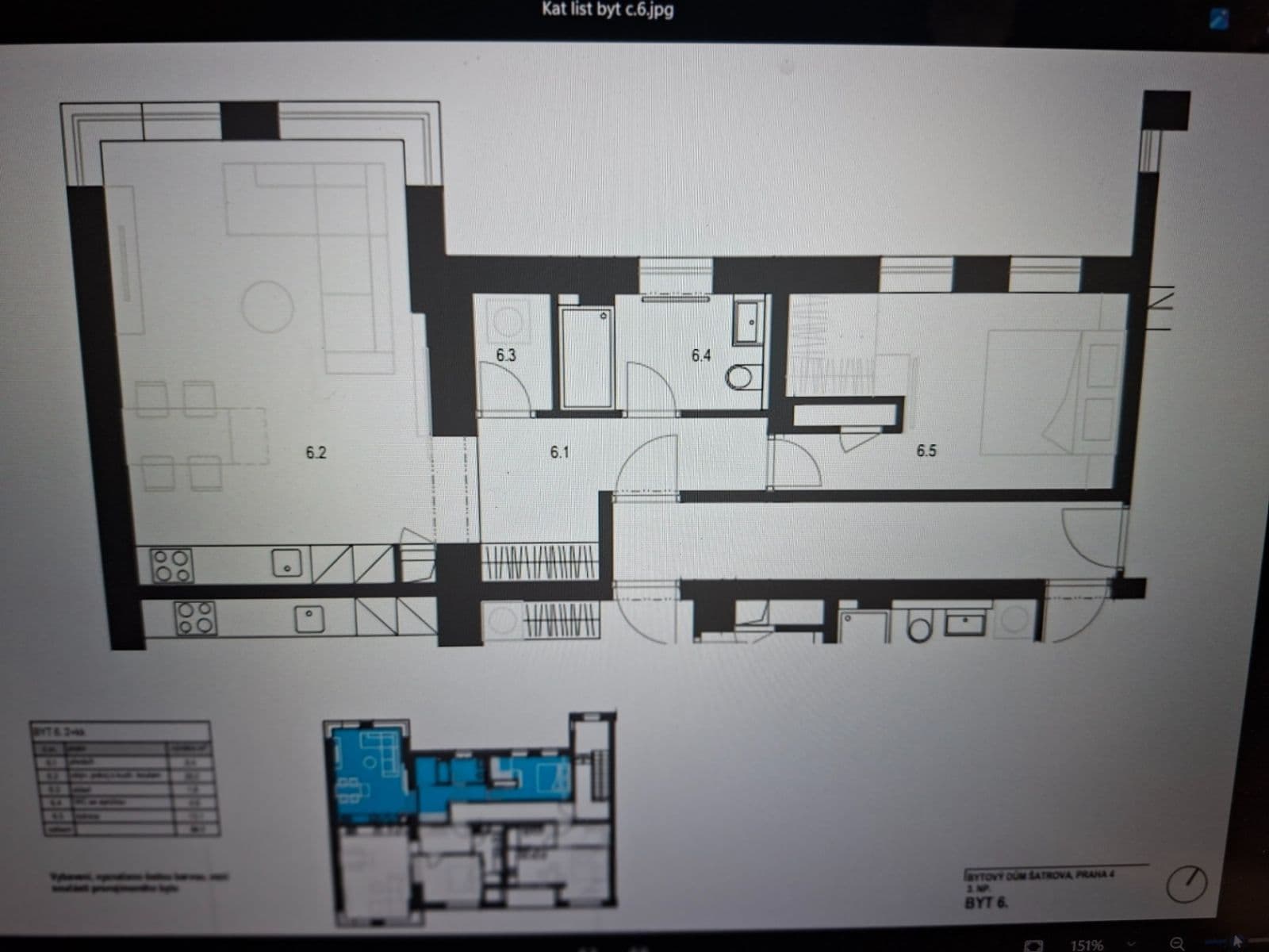 Pronájem bytu 2+kk 54 m², Šatrova, Praha, Praha Pronájem bytu 2+kk 54 m², Šatrova, Praha, Praha