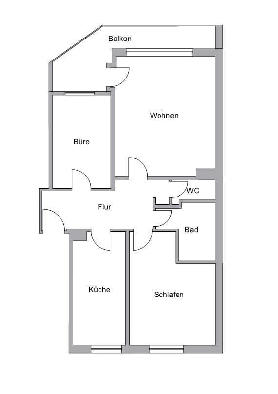 Pronájem bytu 3+1 112 m², Rudolfstraße 12, Münster, Severní Porýní-Vestfálsko Pronájem bytu 3+1 112 m², Rudolfstraße 12, Münster, Severní Porýní-Vestfálsko