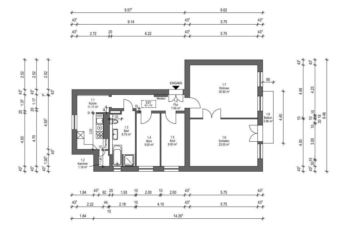 Prodej bytu 4+kk 97 m², Treskowallee 56, Berlin, Berlín Prodej bytu 4+kk 97 m², Treskowallee 56, Berlin, Berlín