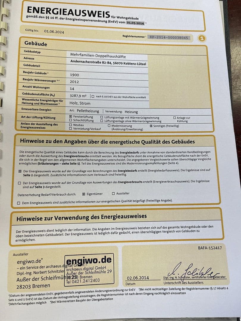 Prodej domu 1.040 m², pozemek 721 m², Andernacher Str.82-84, Koblenz, Porýní-Falc Prodej domu 1.040 m², pozemek 721 m², Andernacher Str.82-84, Koblenz, Porýní-Falc