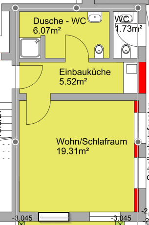 Pronájem bytu 1+1 31 m², Marienstraße 35, Furth im Wald, Bavorsko Pronájem bytu 1+1 31 m², Marienstraße 35, Furth im Wald, Bavorsko