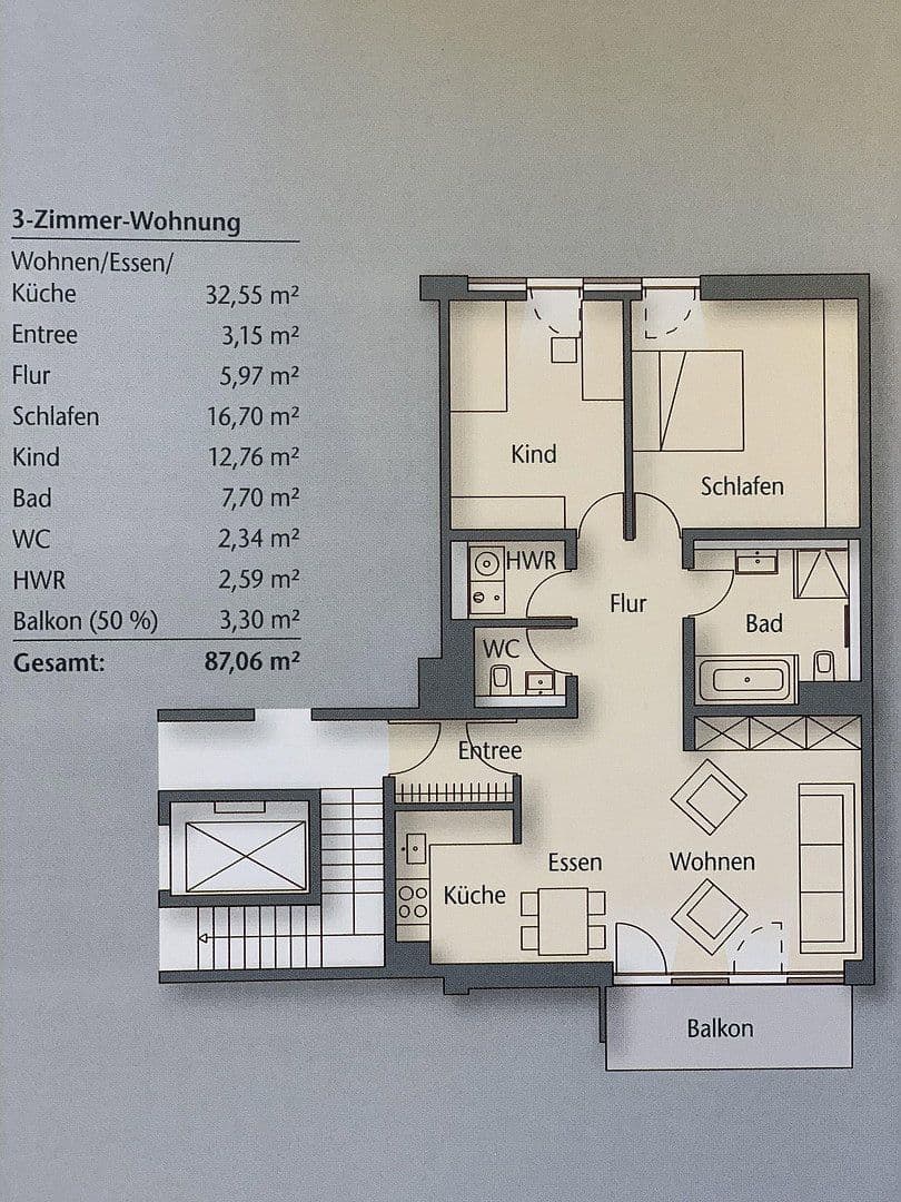 Pronájem bytu 3+1 87 m², Neudörferstr. 23, Nürnberg, Bavorsko Pronájem bytu 3+1 87 m², Neudörferstr. 23, Nürnberg, Bavorsko