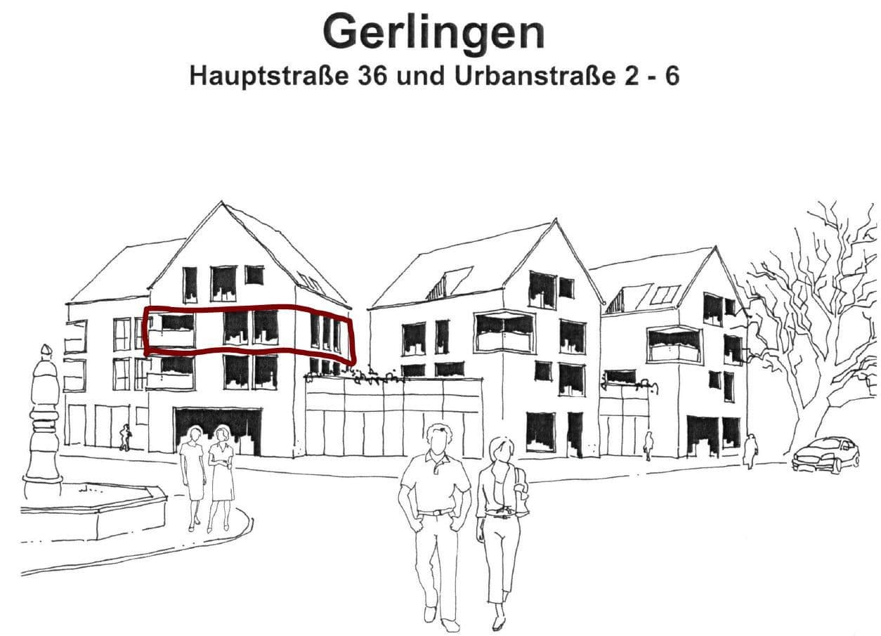 Pronájem bytu 4+1 99 m², Urbanstr. 6, Gerlingen, Bádensko-Württembersko Pronájem bytu 4+1 99 m², Urbanstr. 6, Gerlingen, Bádensko-Württembersko