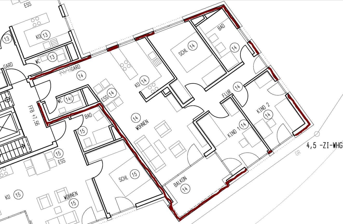 Pronájem bytu 4+1 99 m², Urbanstr. 6, Gerlingen, Bádensko-Württembersko Pronájem bytu 4+1 99 m², Urbanstr. 6, Gerlingen, Bádensko-Württembersko