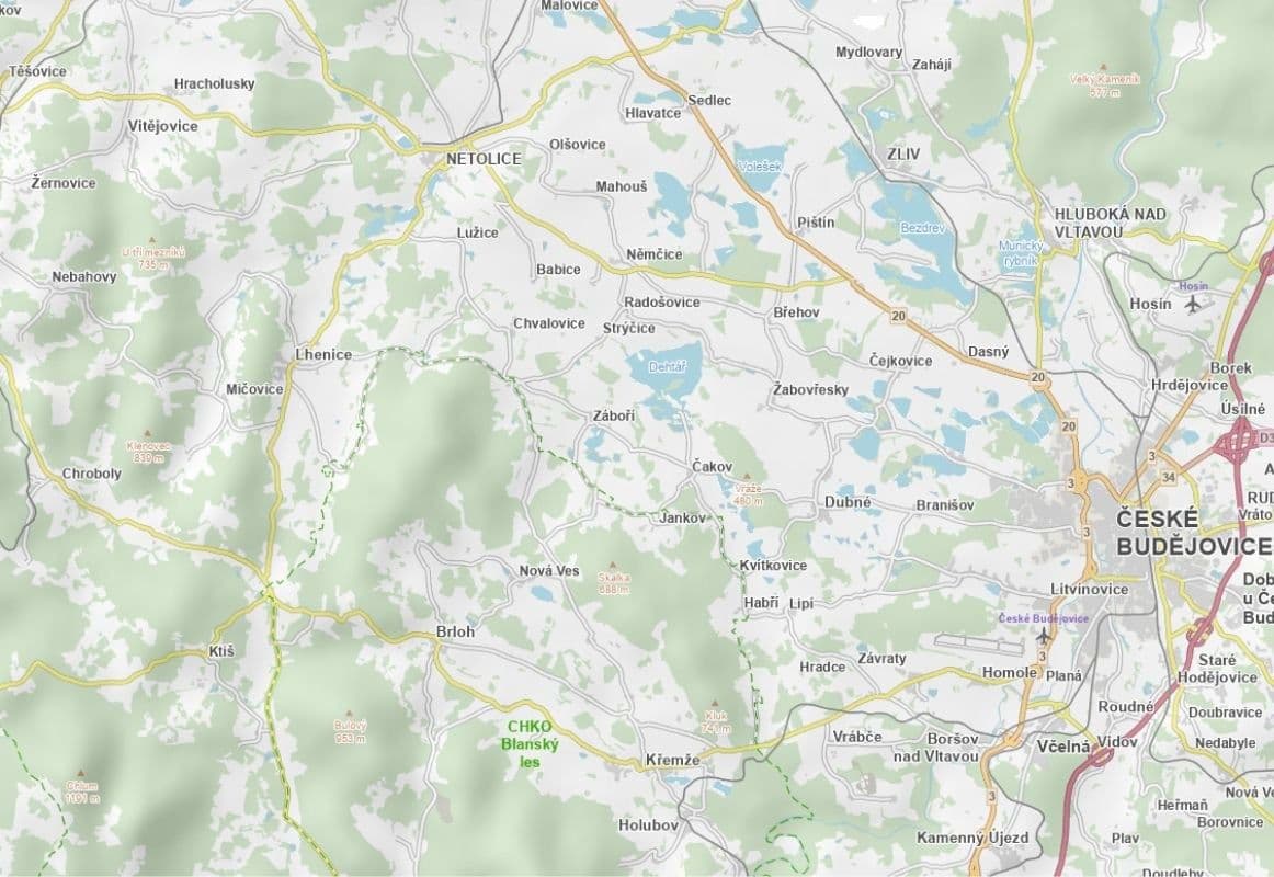 Prodej pozemku 2.693 m², Lhenice, Jihočeský kraj Prodej pozemku 2.693 m², Lhenice, Jihočeský kraj