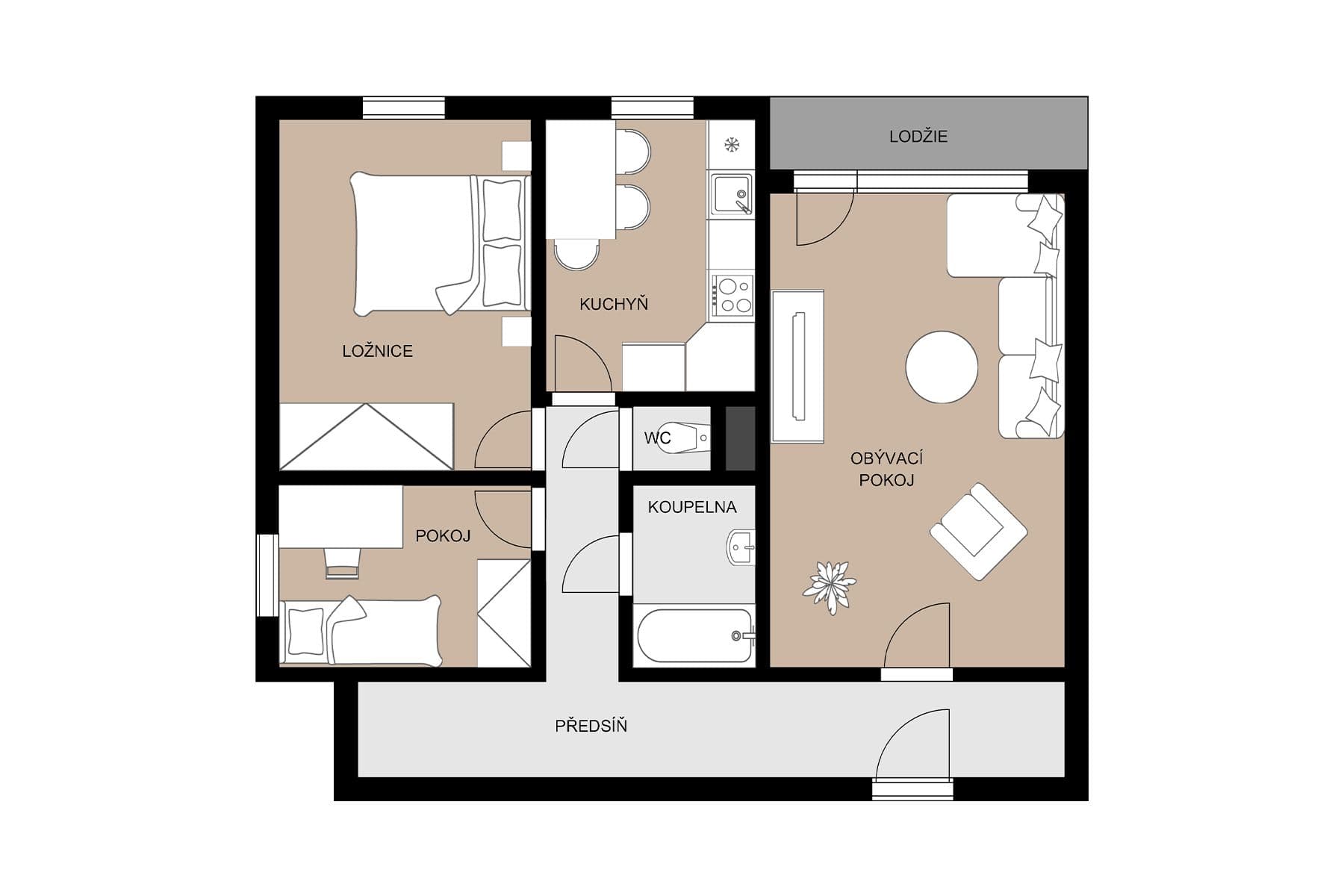 Prodej bytu 3+1 68 m², Na Výsluní, Orlová, Moravskoslezský kraj Prodej bytu 3+1 68 m², Na Výsluní, Orlová, Moravskoslezský kraj