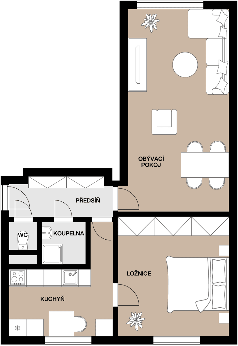 Prodej bytu 2+1 56 m², Víchovská, Jilemnice, Liberecký kraj Prodej bytu 2+1 56 m², Víchovská, Jilemnice, Liberecký kraj