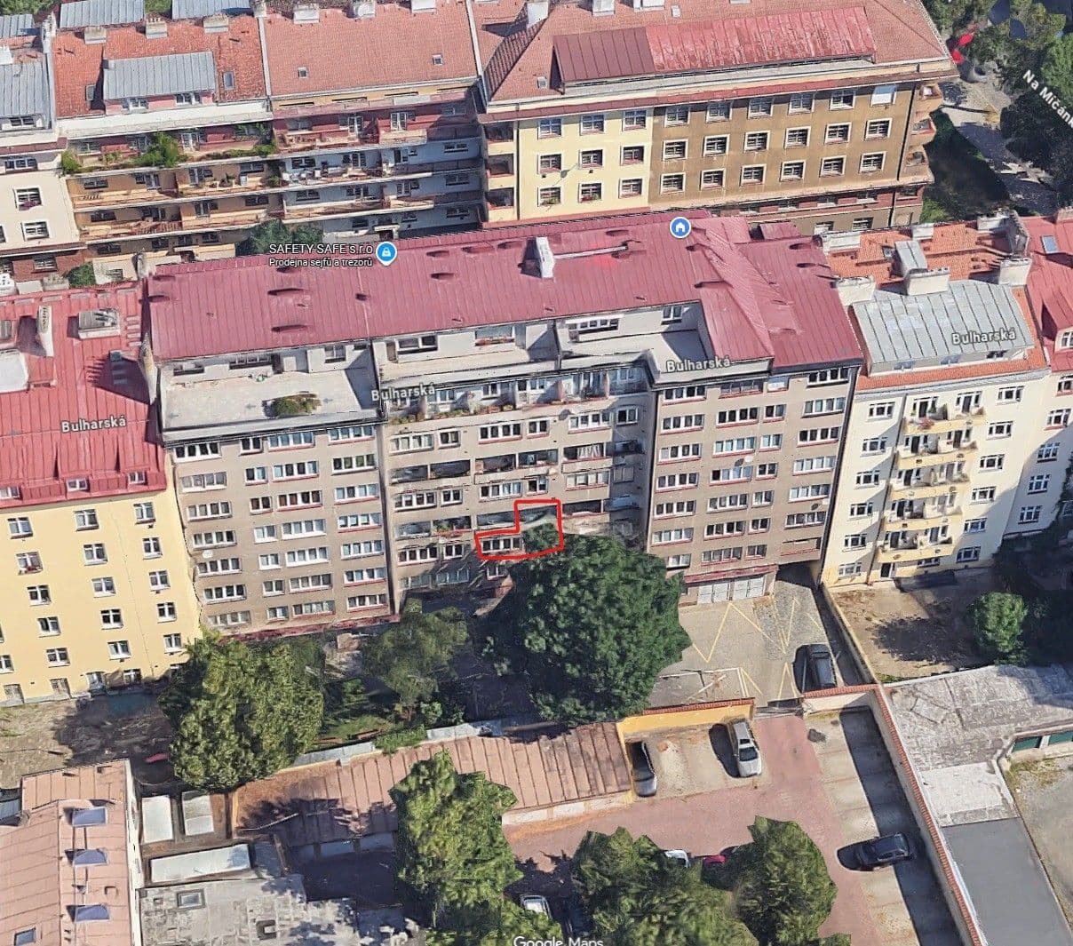 Pronájem bytu 3+kk 80 m², Bulharská, Praha, Praha Pronájem bytu 3+kk 80 m², Bulharská, Praha, Praha