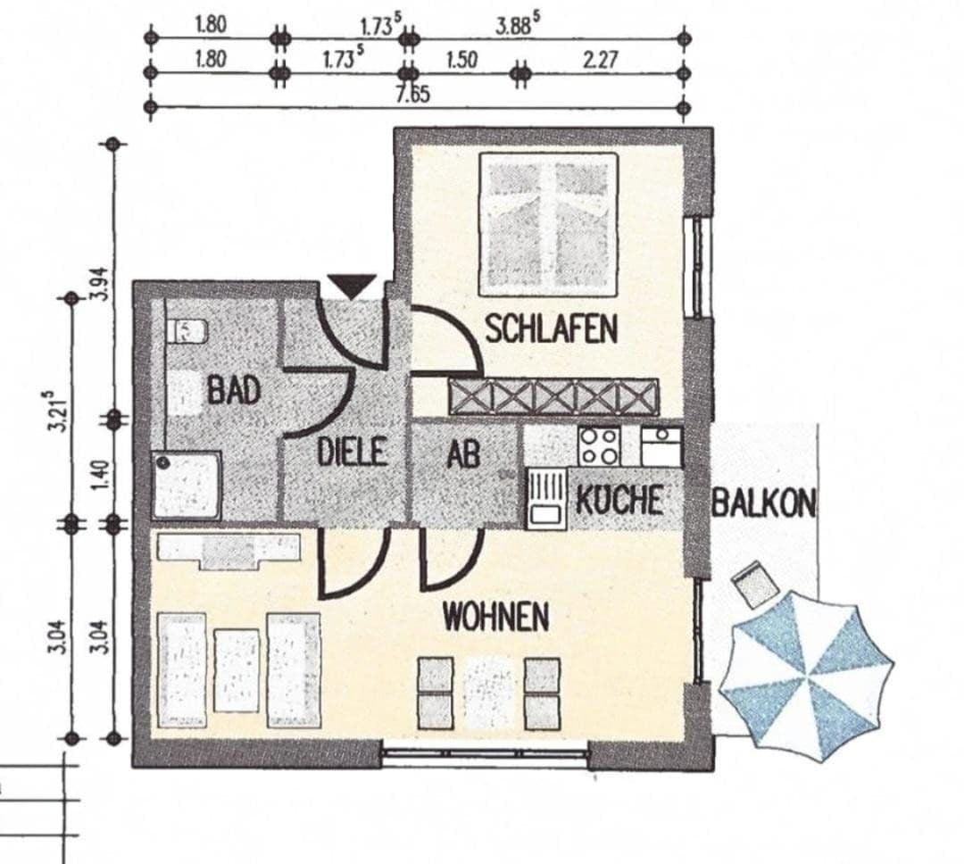Pronájem bytu 2+1 58 m², Hospitalstraße 12, Schwalmtal, Severní Porýní-Vestfálsko Pronájem bytu 2+1 58 m², Hospitalstraße 12, Schwalmtal, Severní Porýní-Vestfálsko