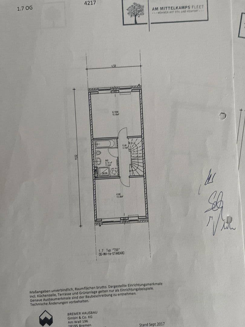 Prodej domu 117 m², pozemek 139 m², Bremen, Bremen Prodej domu 117 m², pozemek 139 m², Bremen, Bremen