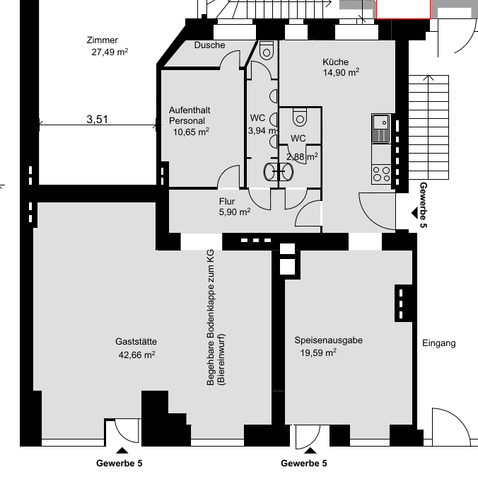 Prodej nebytového prostoru 140 m², Berlin, Berlín Prodej nebytového prostoru 140 m², Berlin, Berlín
