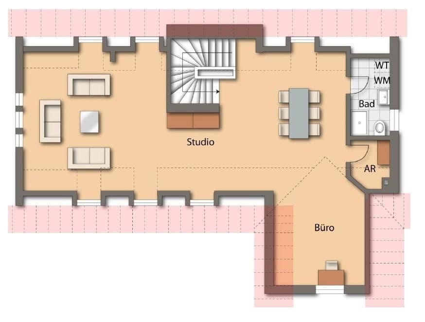 Pronájem bytu 5+1 165 m², Schlosshof 3, Pyrbaum, Bavorsko Pronájem bytu 5+1 165 m², Schlosshof 3, Pyrbaum, Bavorsko